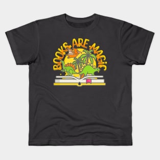 Books are magic Kids T-Shirt